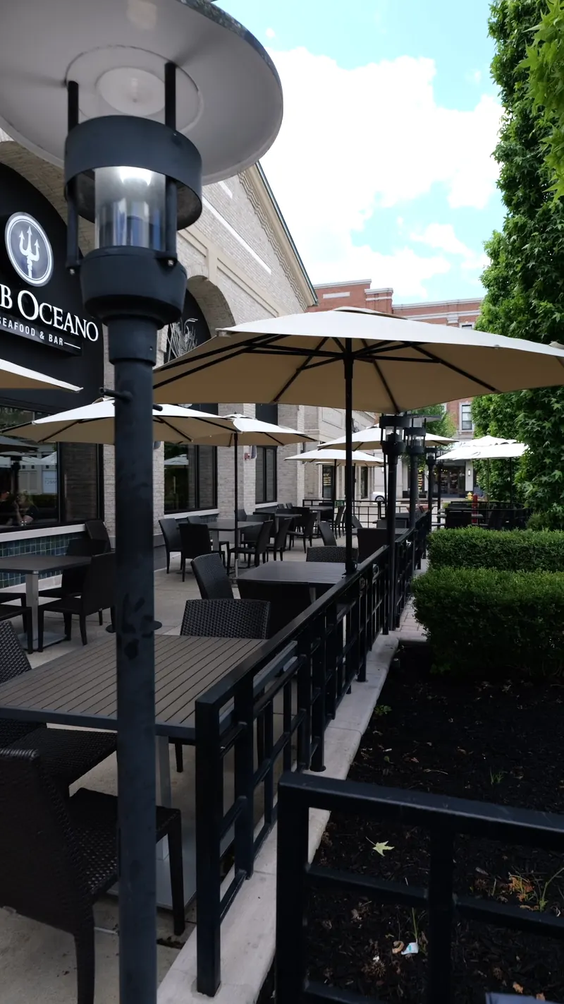 The patio at Club Oceano