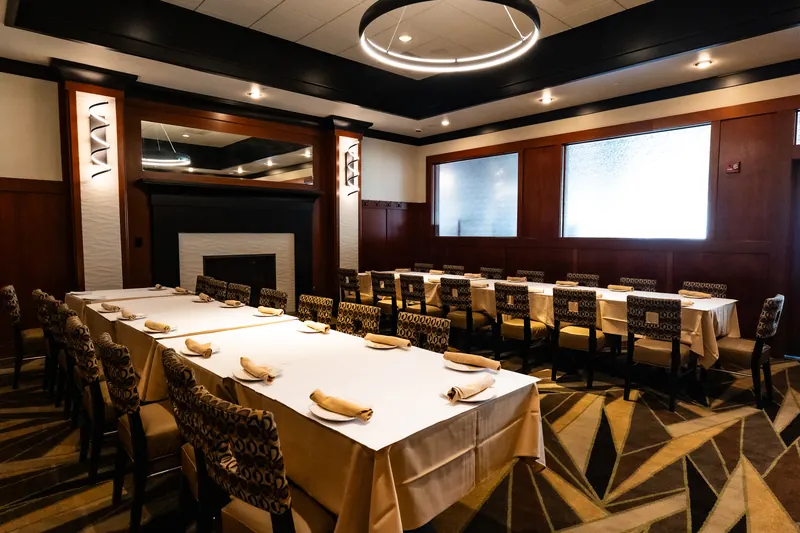 The private dining room at Club Oceano